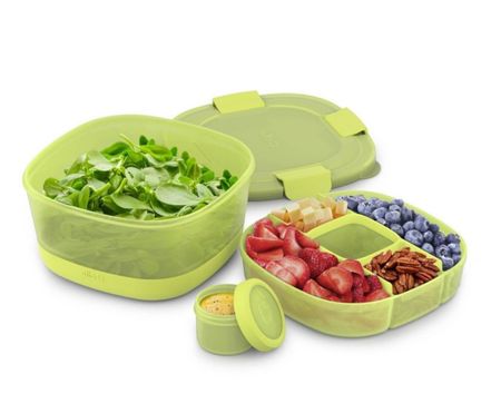 Ello Plastic Salad Bento Food Storage
Container Set Neon

#LTKFamily #LTKHome #LTKGiftGuide