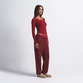 Women's Classic Cotton Fleece Joggers | Flannels UK