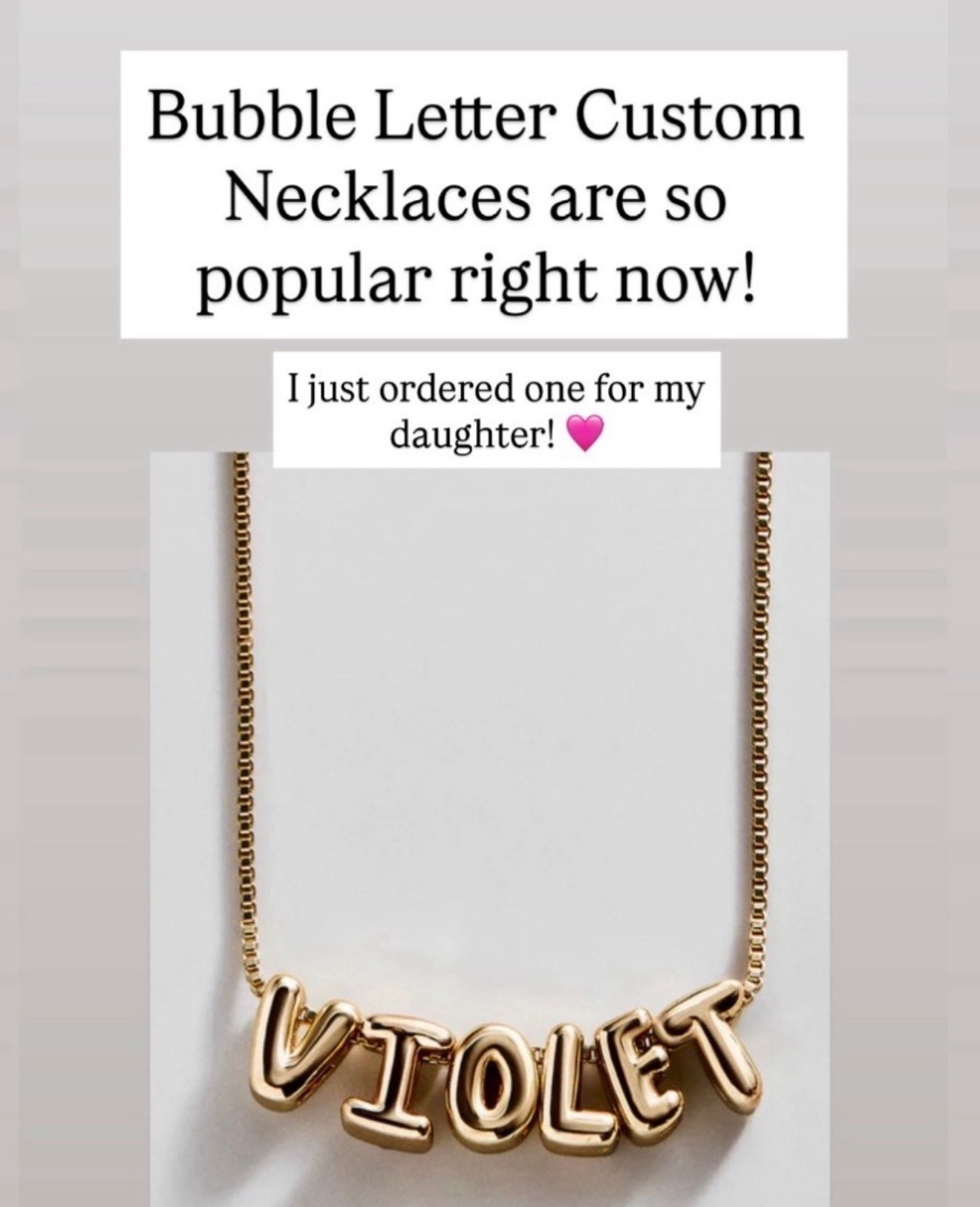 These are the prettiest necklaces for girls! I love how these are trending right now! Bubble necklaces.

#LTKKids #LTKootd