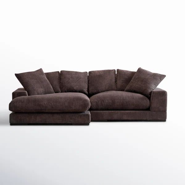 Lonsdale 2 - Piece Modular Upholstered Reversible Chaise L-Sectional | Wayfair North America