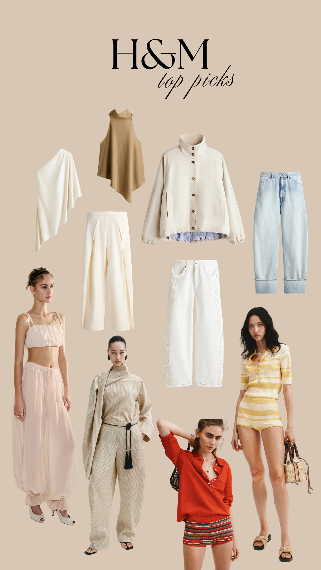 H&M Top Picks 
White Jeans, Cream Trousers, Spring Outfit Inspo, Shorts, Co-ord, funnel neck jacket asymetric hem  

 

#LTKuk #LTKspring #LTKpartywear