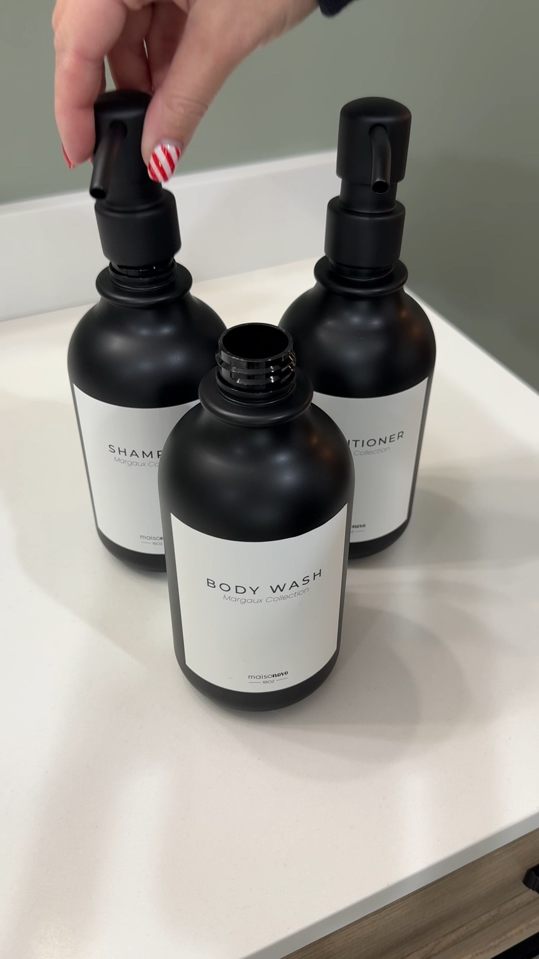 Cleaning and organizing my shower! Today I’m adding these cute and aesthetic bottles to save space and decrease clutter!

#LTKstyletip #LTKhome #LTKVideo