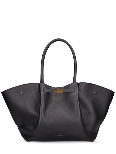 New York grain leather tote bag | Luisaviaroma
