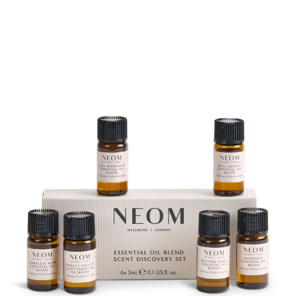 NEOM Wellbeing Essential Oil Blend Scent Discovery Set | Look Fantastic (UK)