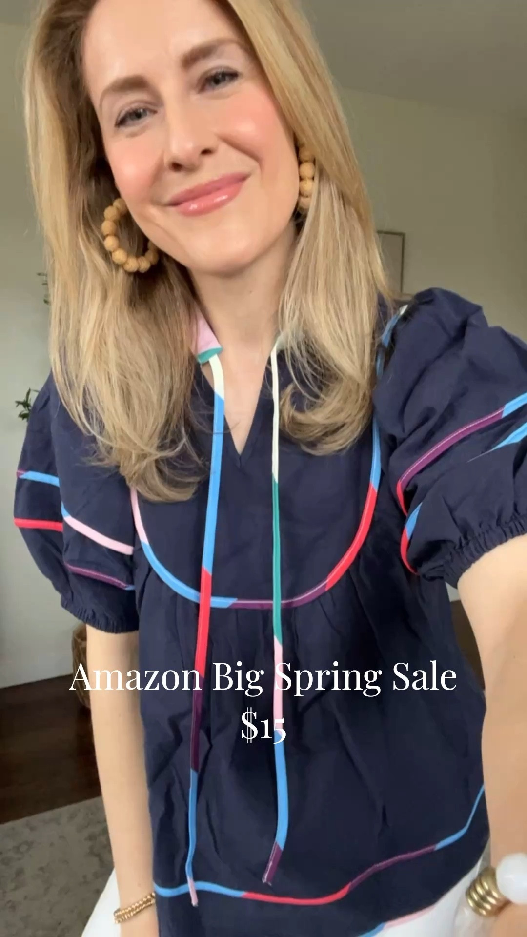 Amazon cotton top now $15 during the Big Spring Sale! Lots of colors. I went up a size to a medium and it’s a relaxed fit. #amazonfinds 

#LTKSaleAlert