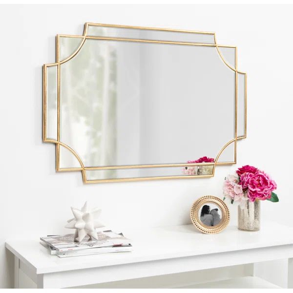 Gold Leslie Frame Wall Mirror | Wayfair North America