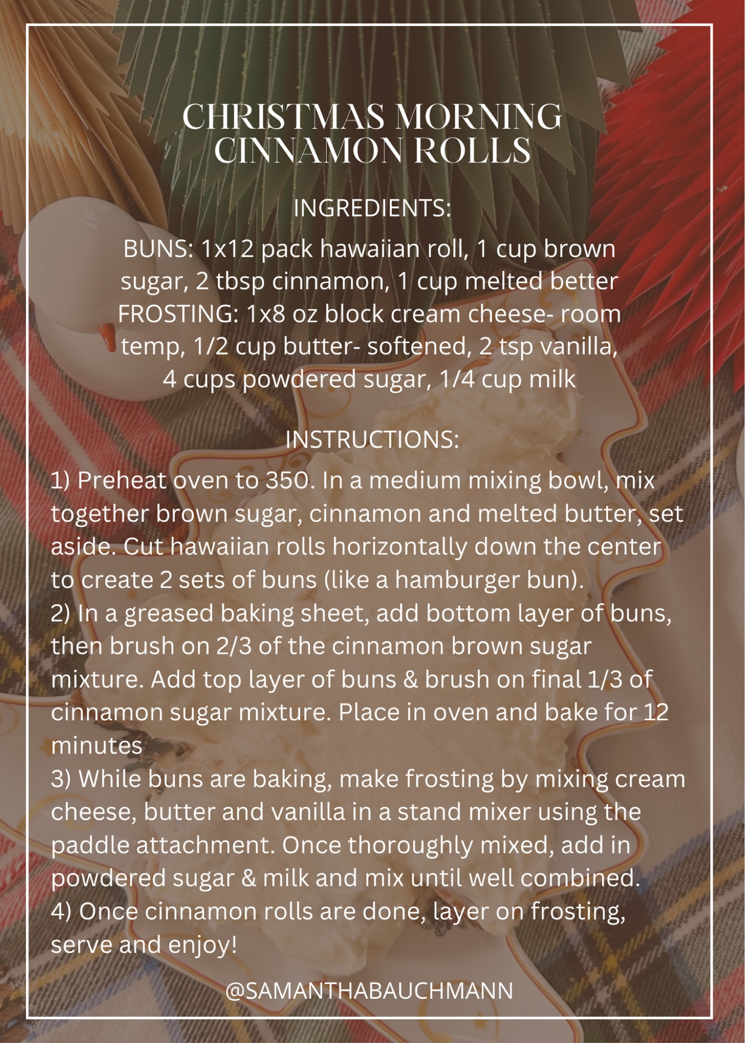 Christmas morning cinnamon / Hawaiian bun rolls! 

#LTKfamily #LTKSeasonal #LTKparties
