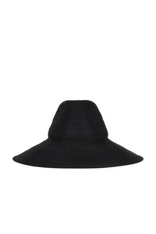 Janessa Leone Colette Hat in Black | FWRD 