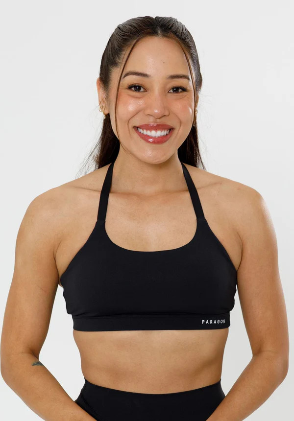 Recstretch™ Rise Bra Black | Paragon Fitwear