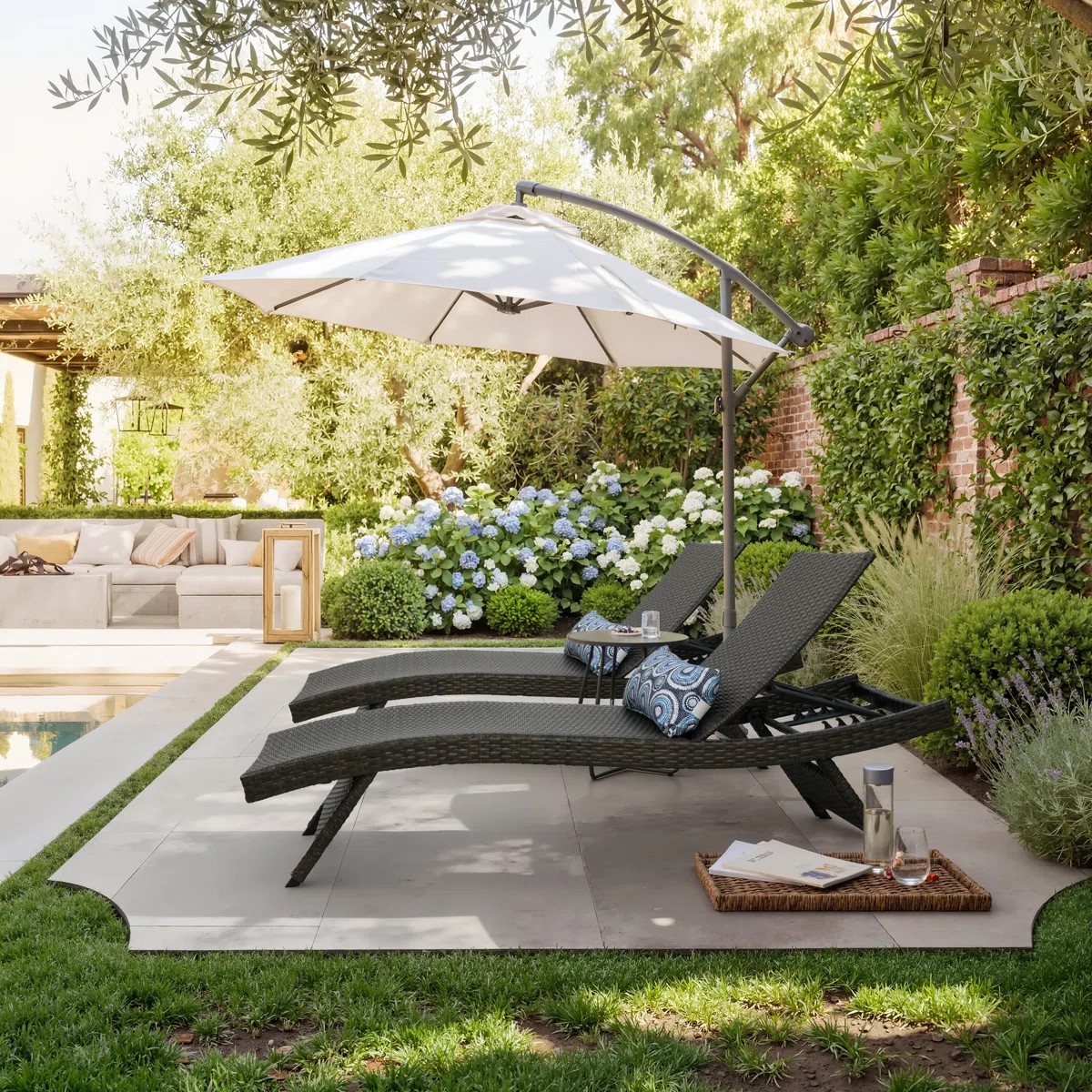 Ozellar All Weather Outdoor Wicker Chaise Lounge | Wayfair North America