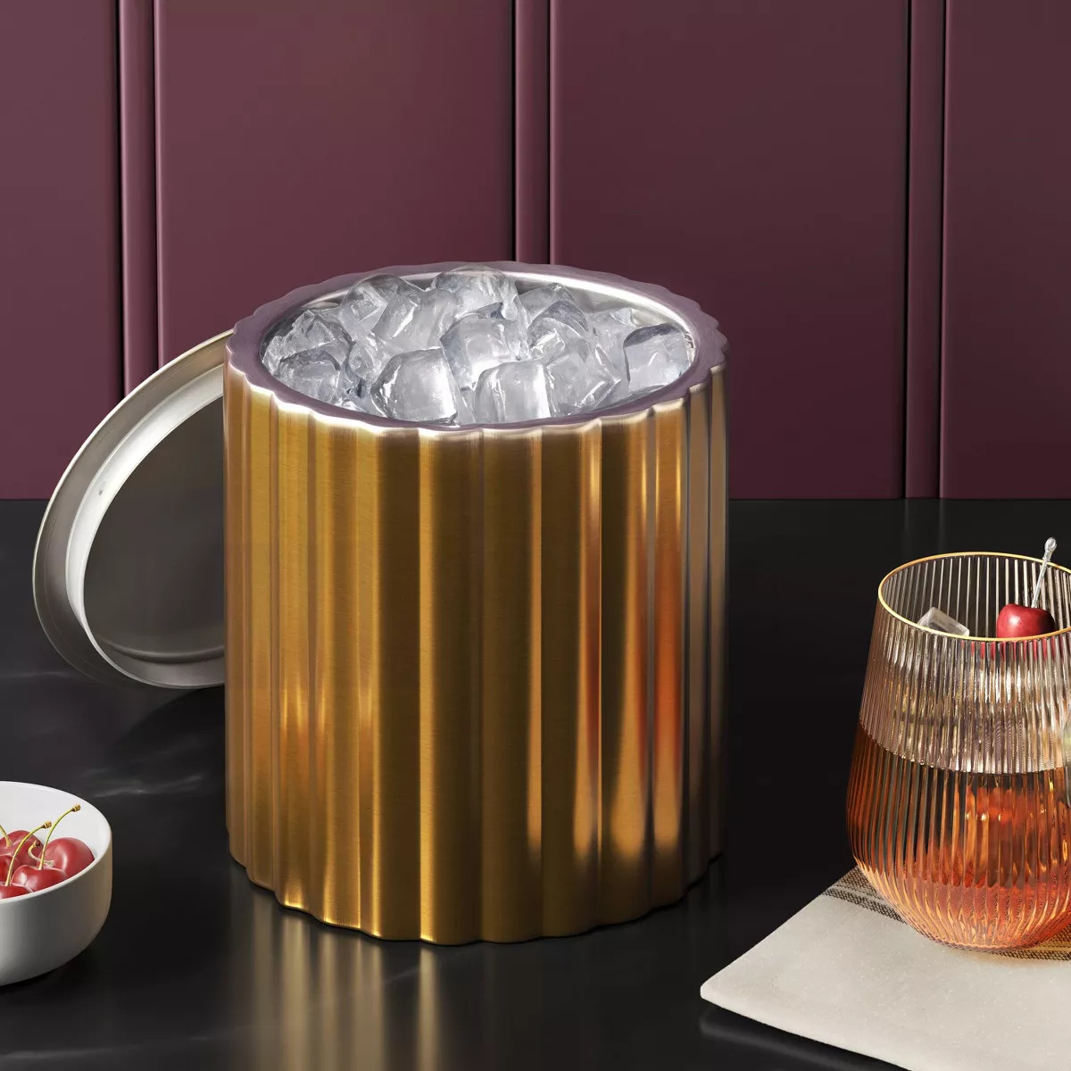 2.9L Stainless Steel Double Wall Ice Bucket - Threshold™ | Target