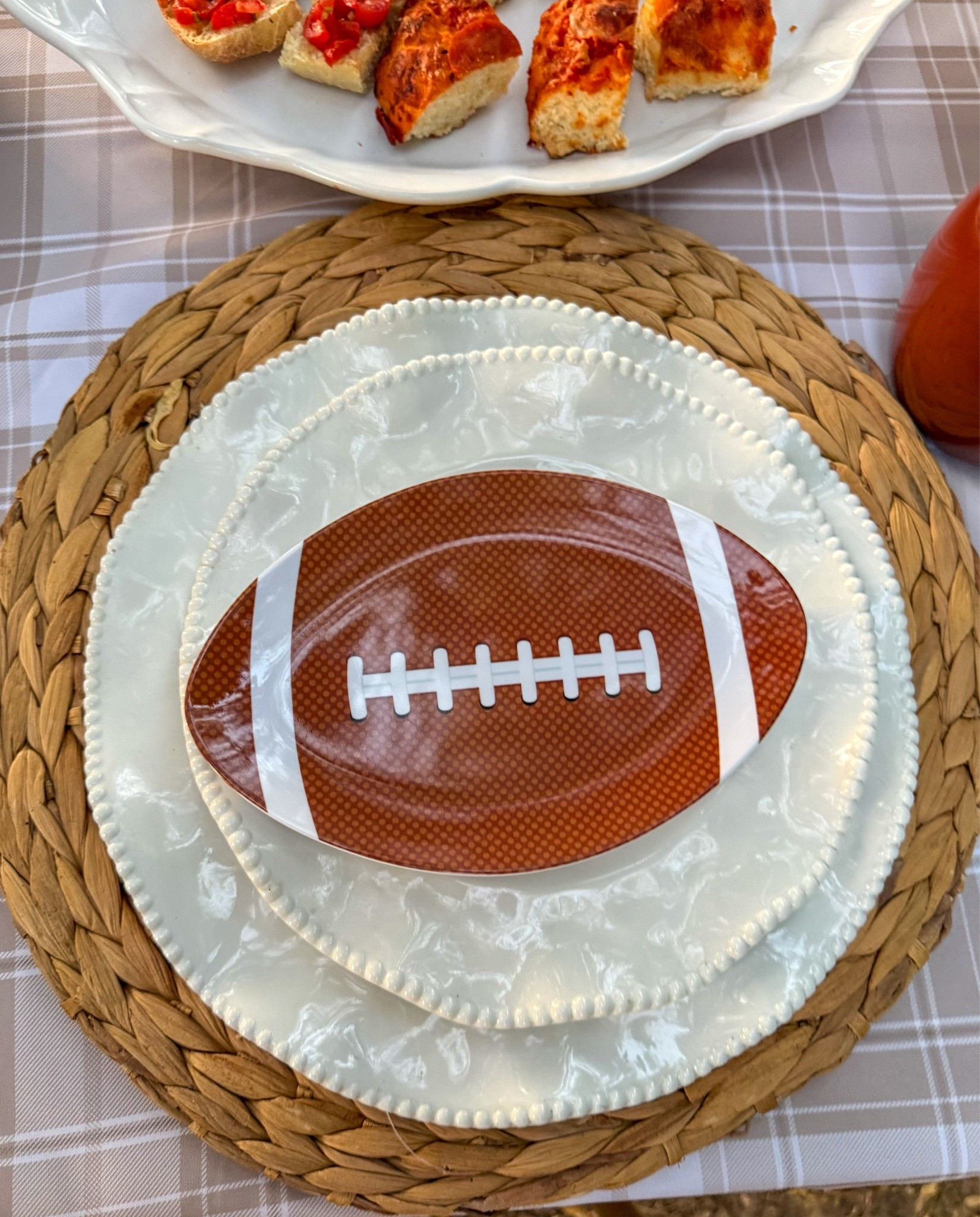#ad I love these football shaped plates from @Wayfair! They are perfect for tailgates, game day, birthday parties and more! 🏈 #wayfair #wayfairpartner

#LTKSeasonal #LTKHome #LTKSaleAlert
