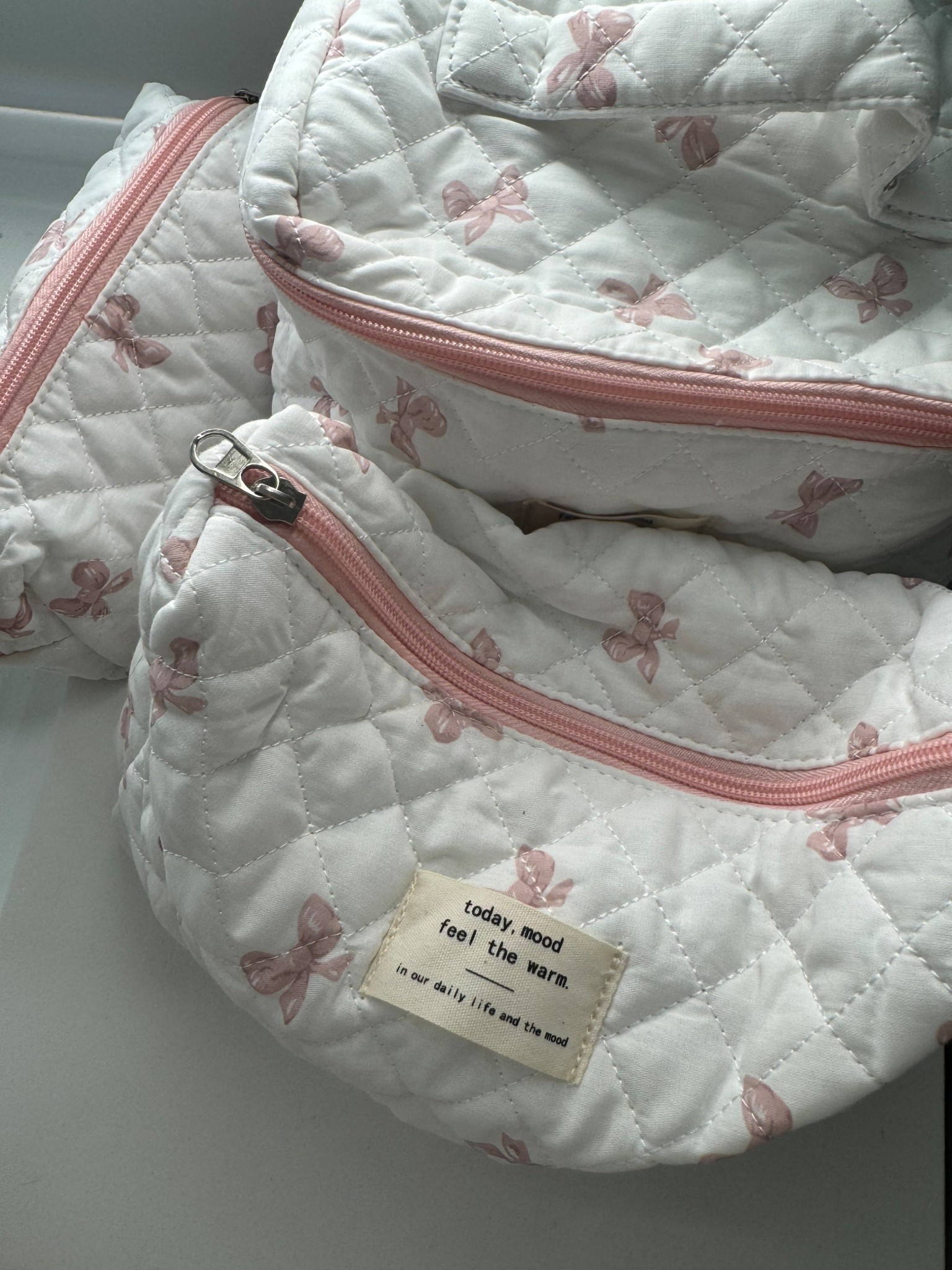 Love my new make up bags!! 
