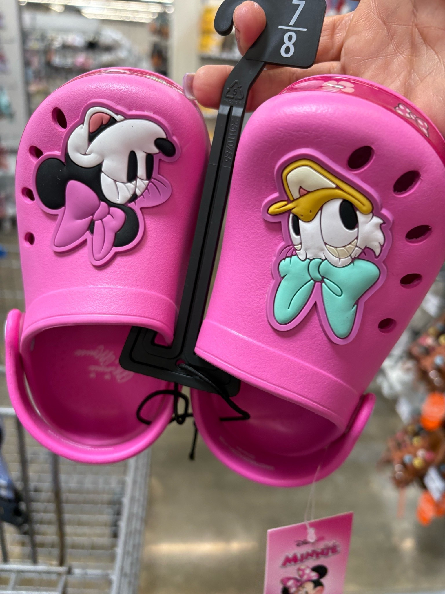 Disney Toddler Girls Minnie Mouse and Daisy Duck Clog Sandals

Disney moms, these are TOO cute! 🎀💖✨

These Disney Toddler Girls Minnie Mouse & Daisy Duck Clog Sandals are the sweetest summer shoe find! Featuring Minnie Mouse and Daisy Duck on an adorable pink clog, they’re perfect for everyday adventures, daycare, playground fun, vacations, and even Disney park days.

They’re lightweight, easy to slip on, comfortable for busy little feet, and simple to wipe clean after a day of play. The adjustable heel strap helps keep them secure while your toddler is on the move.

At just $17, these Disney clogs are an affordable summer staple your little one will want to wear everywhere!

#LTKKids #DisneyKids #MinnieMouse #DaisyDuck #ToddlerShoes #DisneyStyle #SummerShoes #ToddlerFashion #WalmartFinds #AffordableKidsClothes #MomFinds #DisneyOutfit

#LTKKids #LTKBaby