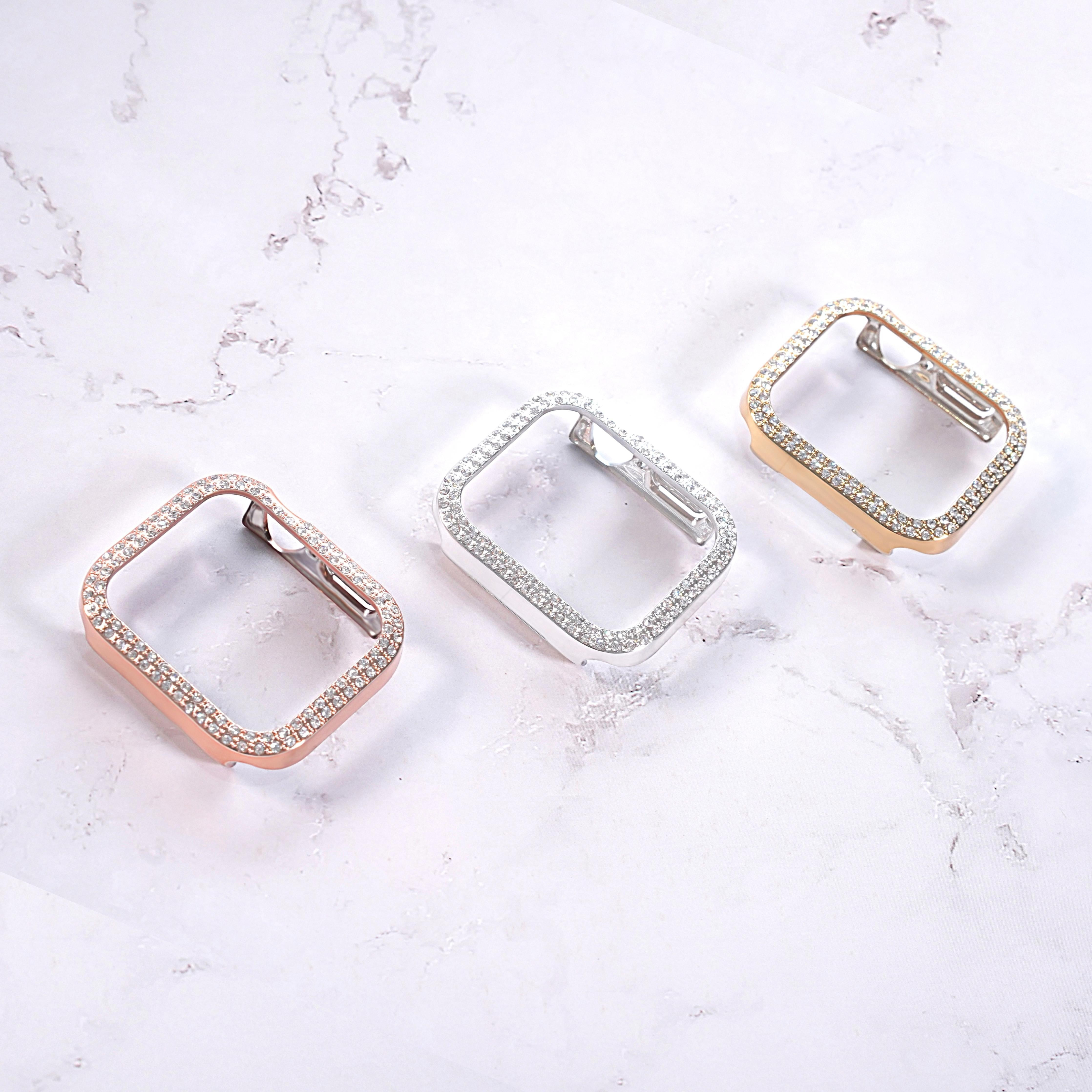 Rhinestone Open Face Case for the Apple Watch | Goldenerre