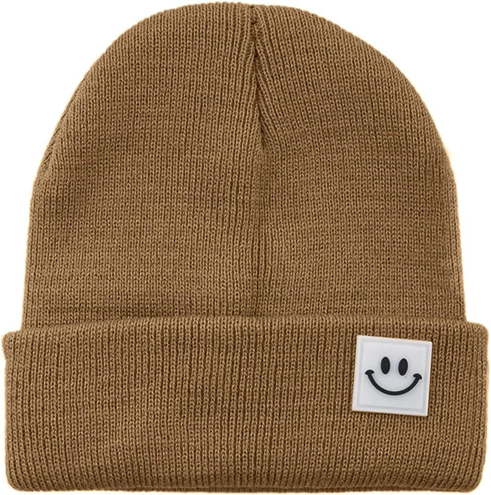 AJG Toddler Kids Beanie Caps,Soft Warm Baby Knitted Winter Hat for Boys Girls | Amazon (US)