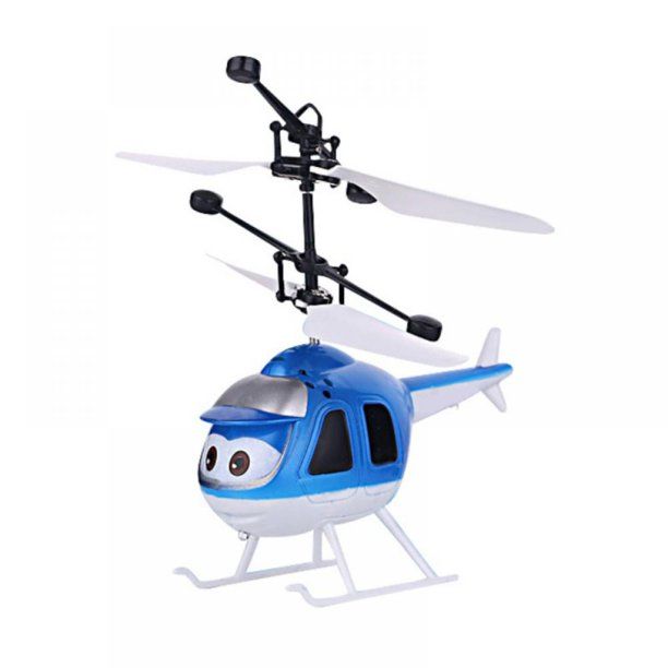 Black Friday deals! Mini Shiny LED Flying Cute Cartoon Aircraft Helicopter Induction Sensor Light... | Walmart (US)