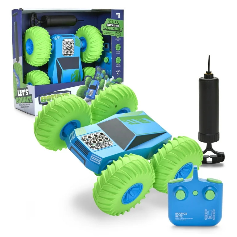 Sharper Image\u00ae Bounce Blitz Remote Control Stunt Car, Green, Ages 6+ | Walmart (US)
