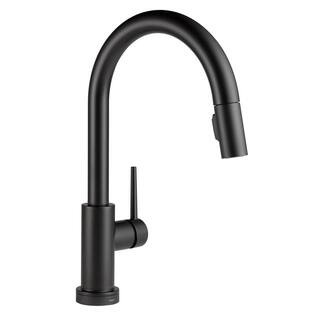 Delta Trinsic Touch2O Single-Handle Pull-Down Sprayer Kitchen Faucet (Google Assistant, Alexa Com... | The Home Depot