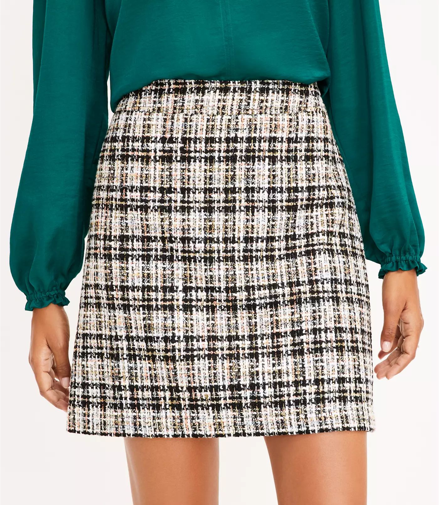 Tweed Shift Skirt | LOFT