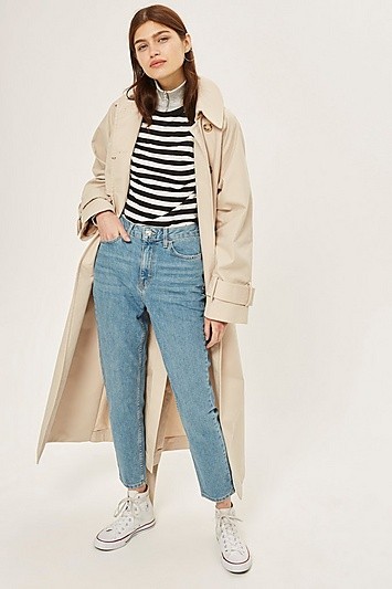 MOTO Mid Blue Orson Slim Leg Jeans - Mid Stone | Topshop US