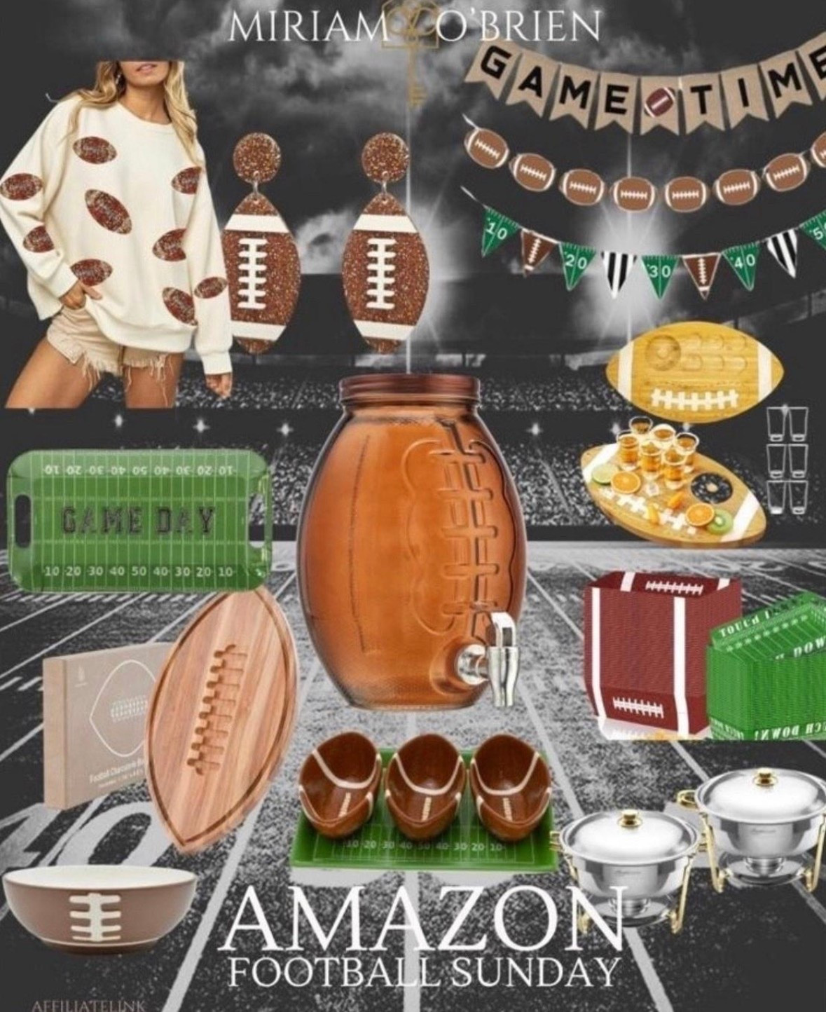 Football Sunday just got a whole lot more fun. 🏈
Whether you're hosting the watch party, heading to a friend's house, or just want to bring a little football spirit into your home, these Amazon finds have you covered.
From game-day outfits and earrings to serving pieces, drinkware, décor, and fun entertaining essentials — these are perfect for your next football Sunday! 🏈✨
Shop all the finds on LTK!
Follow @miriamobrien on Instagram and TikTok 🤎
#LTKFinds #LTKShopping #LTKHome #LTKFashion #LTKCreator #AmazonFinds #AmazonHome #AmazonFashion #FootballSunday #GameDay #GameDayStyle #FootballDecor #FootballParty #GameDayOutfit #HostingInspo