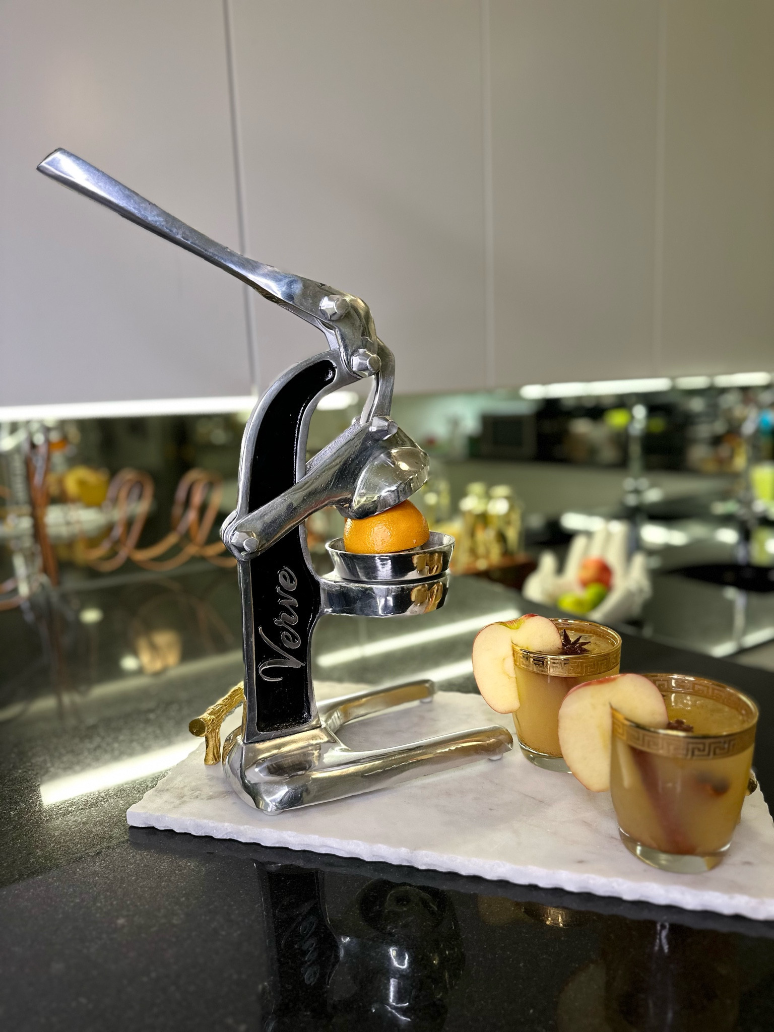 Verve Culture's handcrafted small Juicer makes a great holiday or hostess gifts and wedding gifts! 

Fresh lime juice makes all of the difference instead of bottled. 💚🍋‍🟩

Also, fresh orange juice is better because there is no added sugar. 🍊🧡

My @VerveCulture Small Juicer in shown here in Black. 

This chic & stylish Juicer is made in Black, Gold, Red, Green and Rose Gold that will match any kitchen. It's hand crafted with exceptional quality. 🖤💛❤️💚💗

#verveculture 
#holidaycocktails #holidayrecioes
#pumpkinspiceseason #pumpkinspiceeverything 

#LTKGiftGuide #LTKHome #LTKHoliday