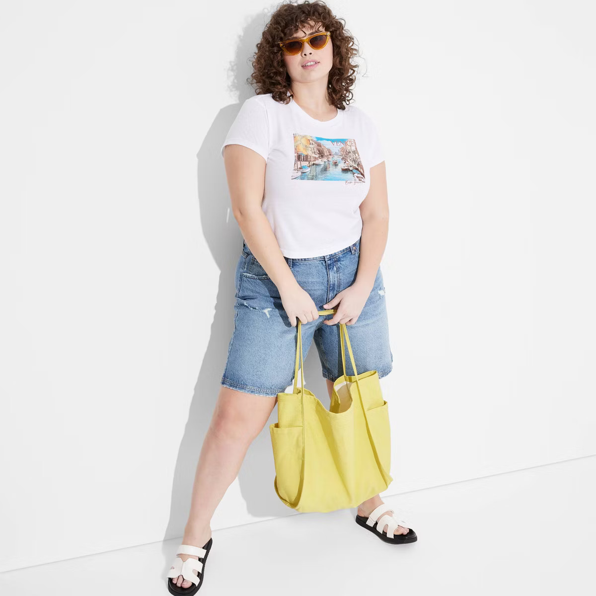 Women's Short Sleeve Graphic Baby T-Shirt - Wild Fable™ | Target