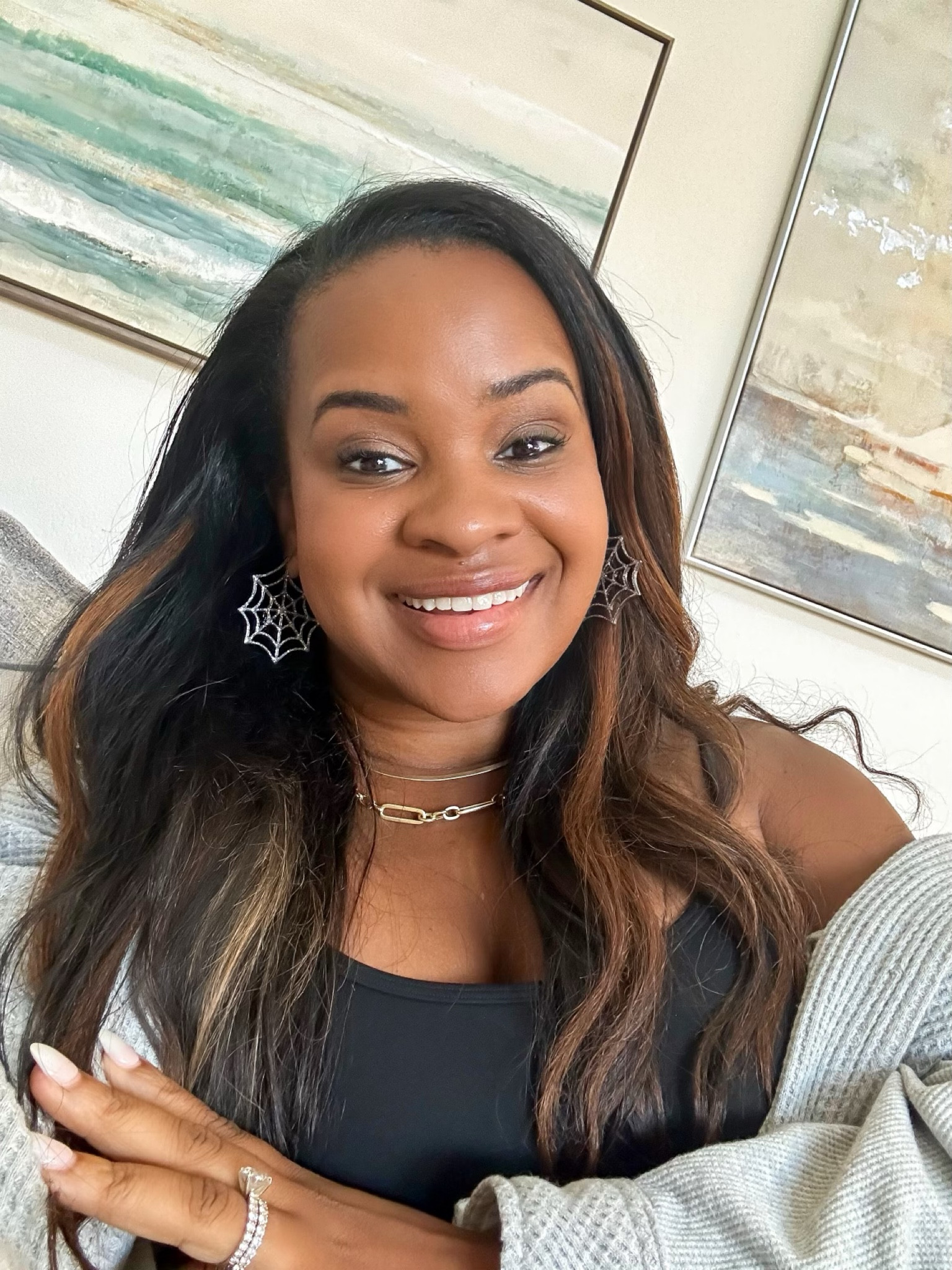 My earrings are 20% off today at target!