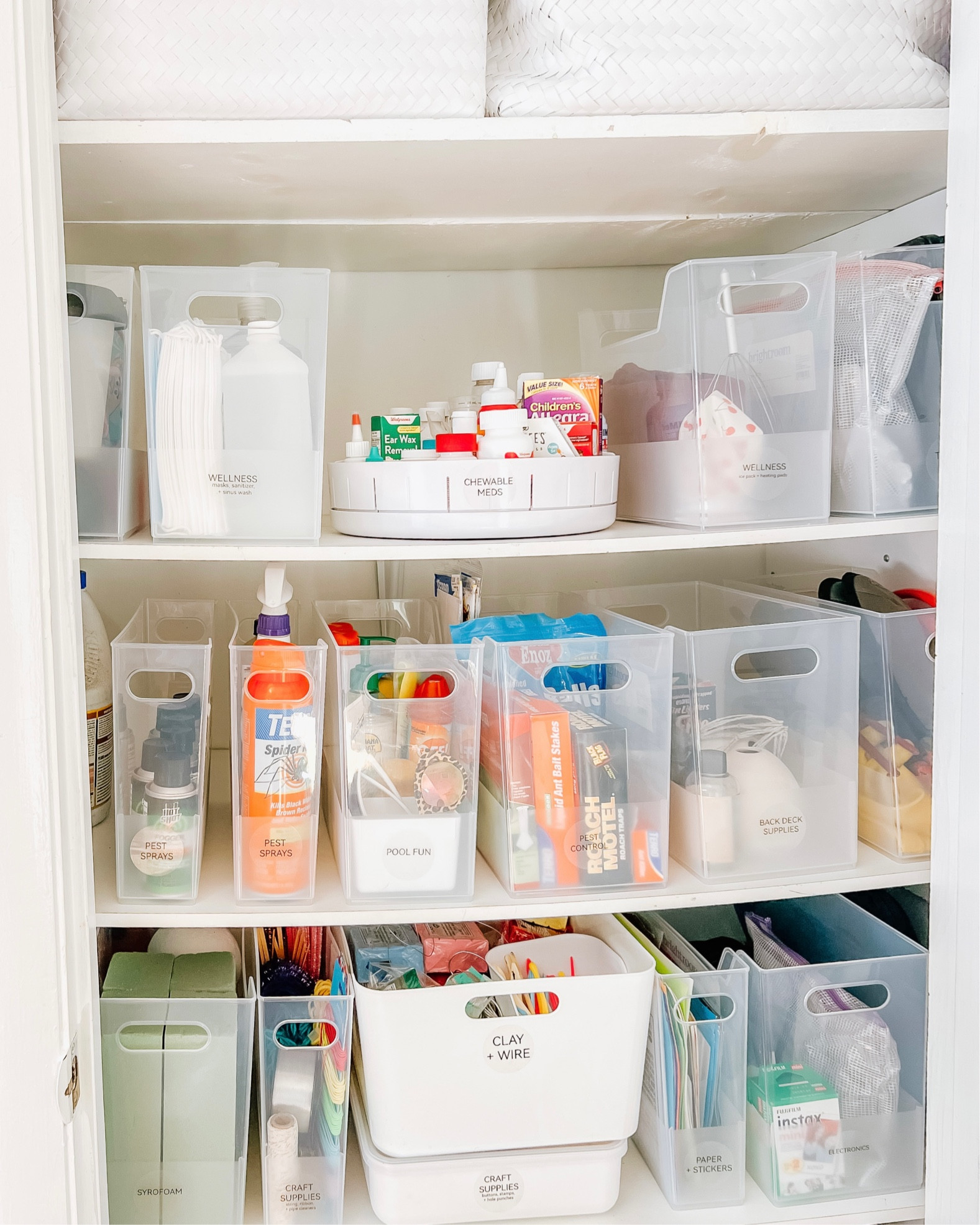 Multi-purpose closet with multi-purpose bins!! ✨ 

#LTKfamily #LTKkids