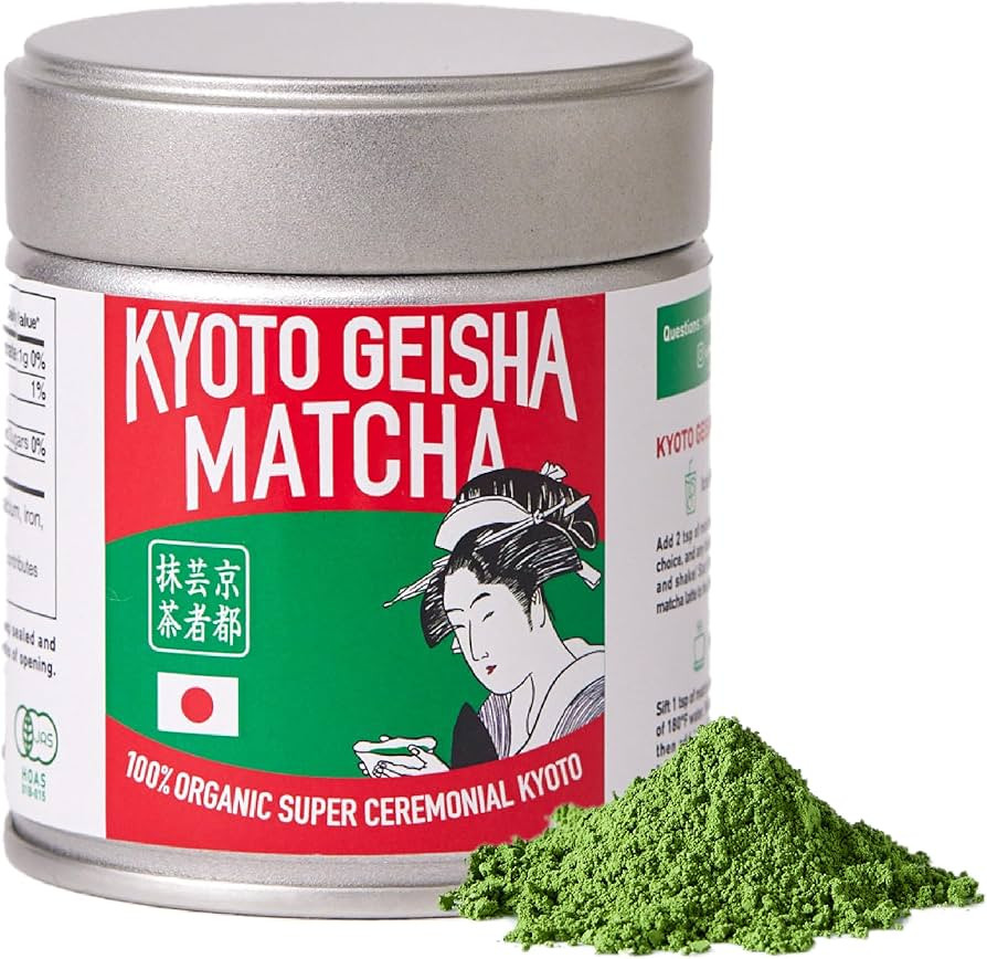 Kyoto Geisha Matcha Japanese Organic Matcha Powder - Super Ceremonial Grade Matcha - Authentic Ky... | Amazon (US)