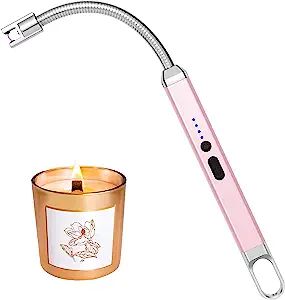 Candle Lighter, Electric Arc Lighter USB Rechargeable Windproof Flexible Lighter for Grill BBQ,Ro... | Amazon (US)