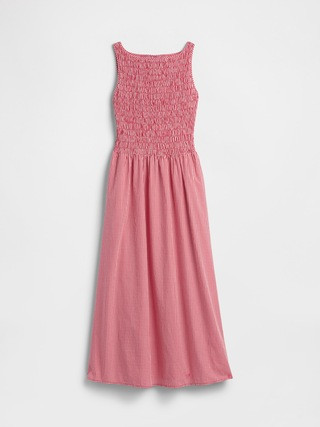 Smocked Boatneck Maxi Dress | Gap Factory