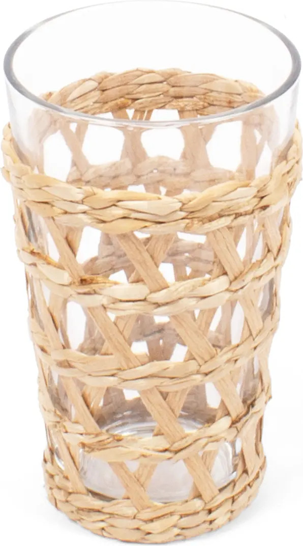 Set of 4 Rattan Glass Tumblers | Nordstrom Rack