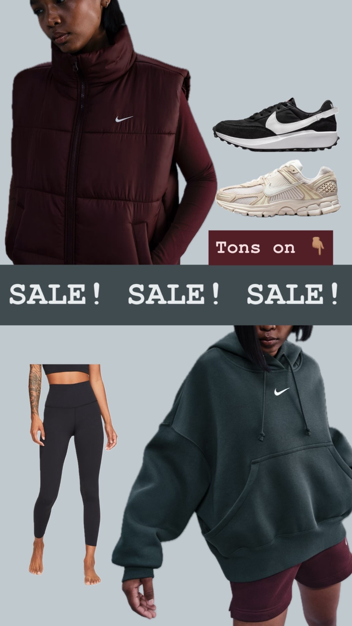 Tons of new NIKE pieces just hit the sale “rack”! 

#LTKdayinmylife #LTKGiftGuide #LTKHoliday