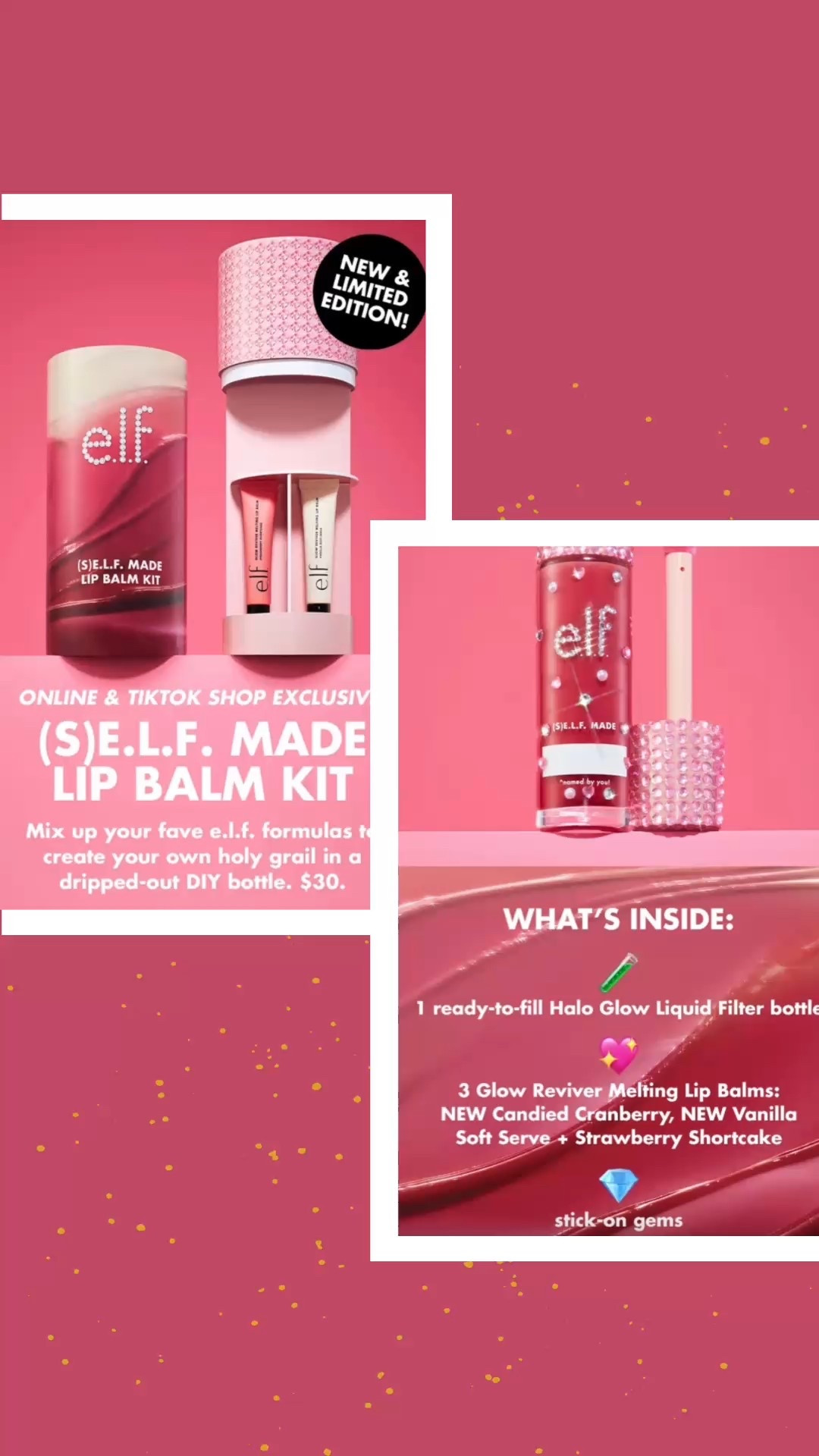 Build-your-own lip gloss? Yes please 💗✨

This e.l.f. DIY Lip Balm Kit lets you mix your fave shades + decorate your own bottle. 
Limited edition + TikTok exclusive 😍

Grab it while it’s in stock ⬇️

#LTKValentine #LTKSaleAlert #LTKBeauty