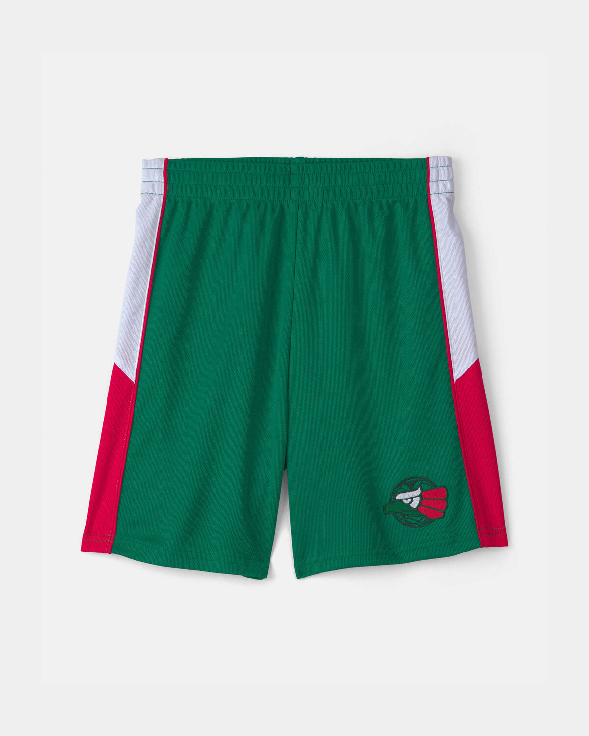 Kids Umbro Mexico Mesh Soccer Shorts - Green/White/Red | Carter's | Carter's Inc