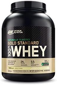 Optimum Nutrition Gold Standard 100% Whey Protein Powder, Naturally Flavored Vanilla, 4.8 Pound (... | Amazon (US)