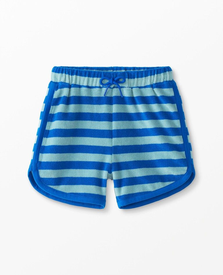 Striped Loop Terry Shorts | Hanna Andersson