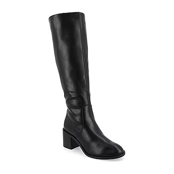 Journee Collection Womens Romilly Stacked Heel Dress Boots | JCPenney