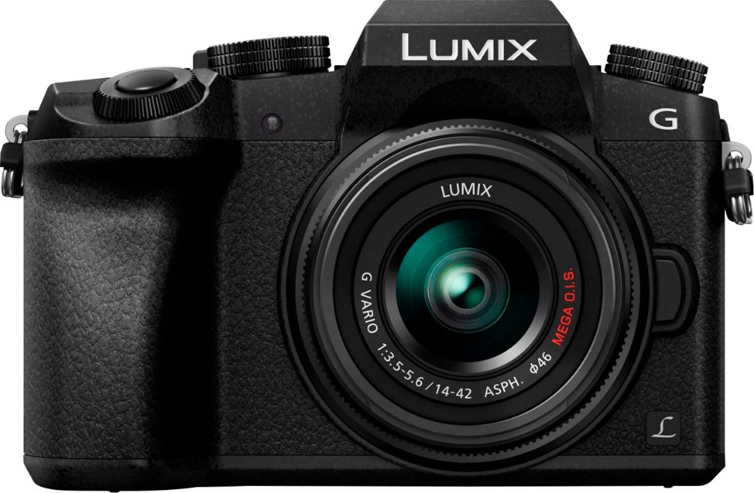 Panasonic LUMIX G7 Mirrorless 4K Photo Digital Camera Body with 14-42mm f3.5-5.6 II Lens DMC-G7KK... | Best Buy U.S.
