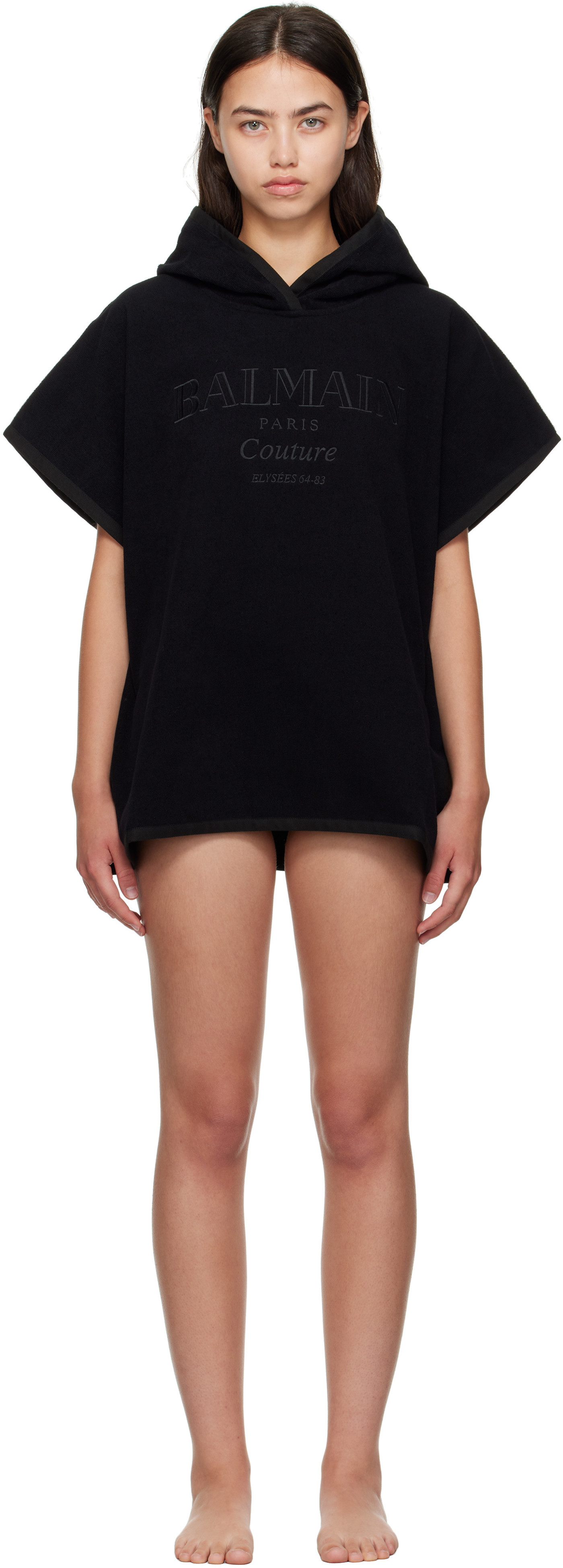BALMAIN Black 'Couture' Cover-up | SSENSE