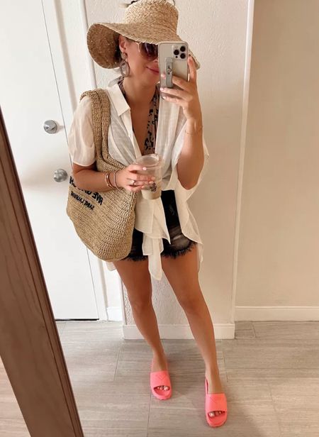 Beach day outfit! 

My cupshe new arrivals! use codes: Lauren15 15% off on $70+ Lauren20 20% off on $109+ 

Poolside look. Casual vacation Beach outfits. Vacation style. Visor. Swimsuit. One piece. Swimwear. Coverup. Jumpsuit. Vacation looks. Vacation outfits. Beach style. Travel. Swim

#LTKswim #LTKstyletip #LTKtravel