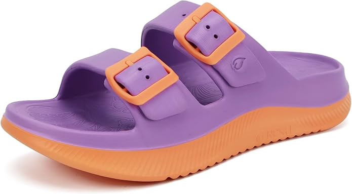 ONCAI Womens Recovery Sandals with Arch Support Plantar Fasciitis Orthotic Adjustable Buckle Open... | Amazon (US)