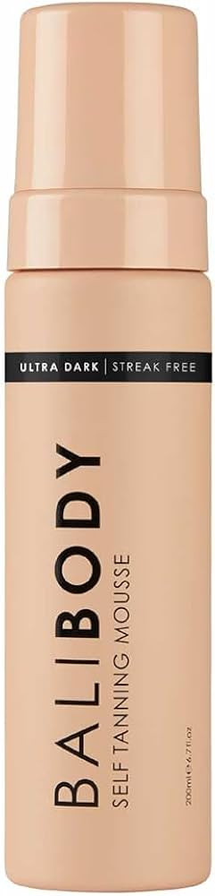 Bali Body Self-Tanning Mousse - Ultra Dark | Deep Bronzed Shade, Streak-Free Green Based Tinted S... | Amazon (US)