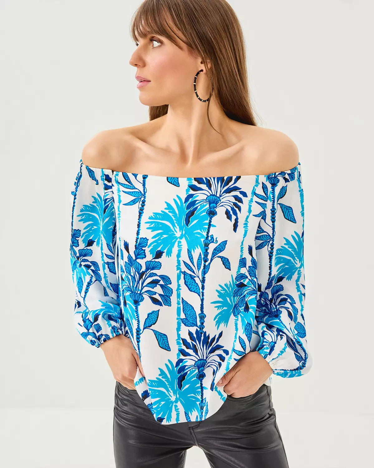 Elizabethany Off-the-Shoulder Top | Lilly Pulitzer
