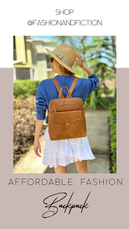 Cutest leather backpack purse from Amazon. Love the vintage look. And real leather! 

#LTKitbag #LTKtravel #LTKGiftGuide