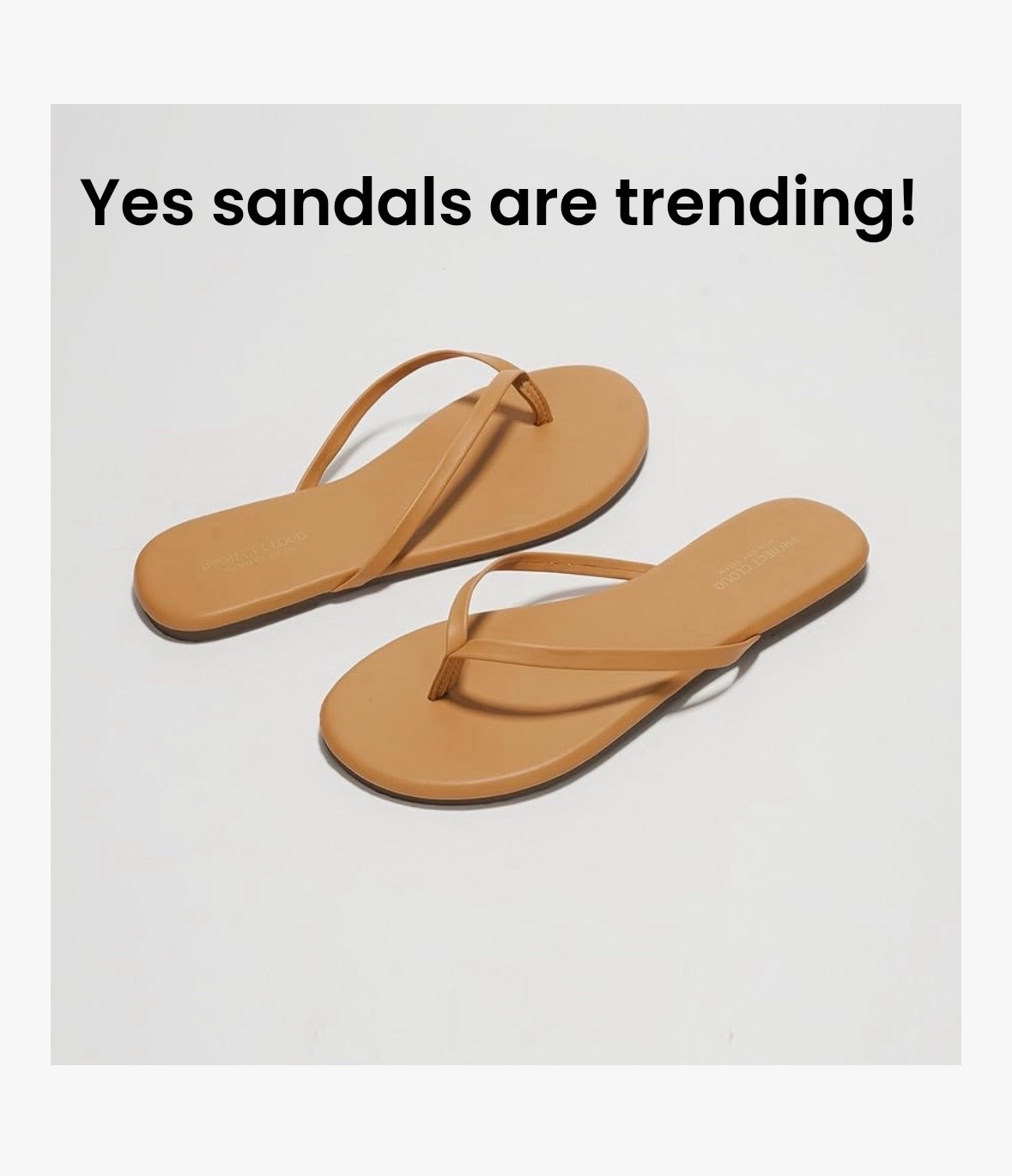 Yes sandals are trending!! These are great quality $30 Amazon ones! #flipflops #sandals 

#LTKTravel #LTKStyleTip #LTKSeasonal