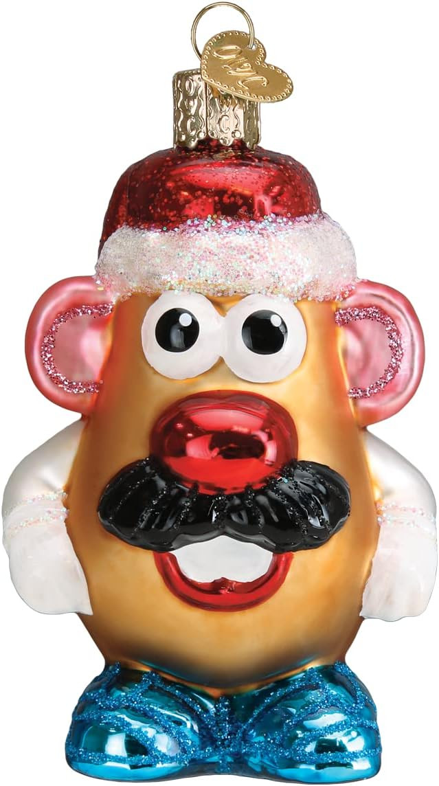 Old World Christmas Mr. Potato Head Glass Blown Ornament for Christmas Tree, Handcrafted Holiday ... | Amazon (US)
