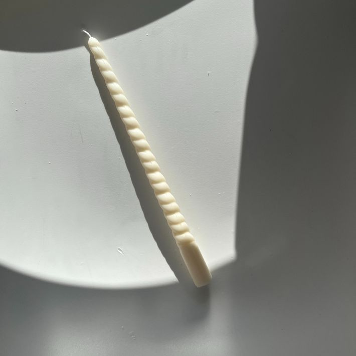 Aaram Lux Spiral Taper Candle | West Elm (US)